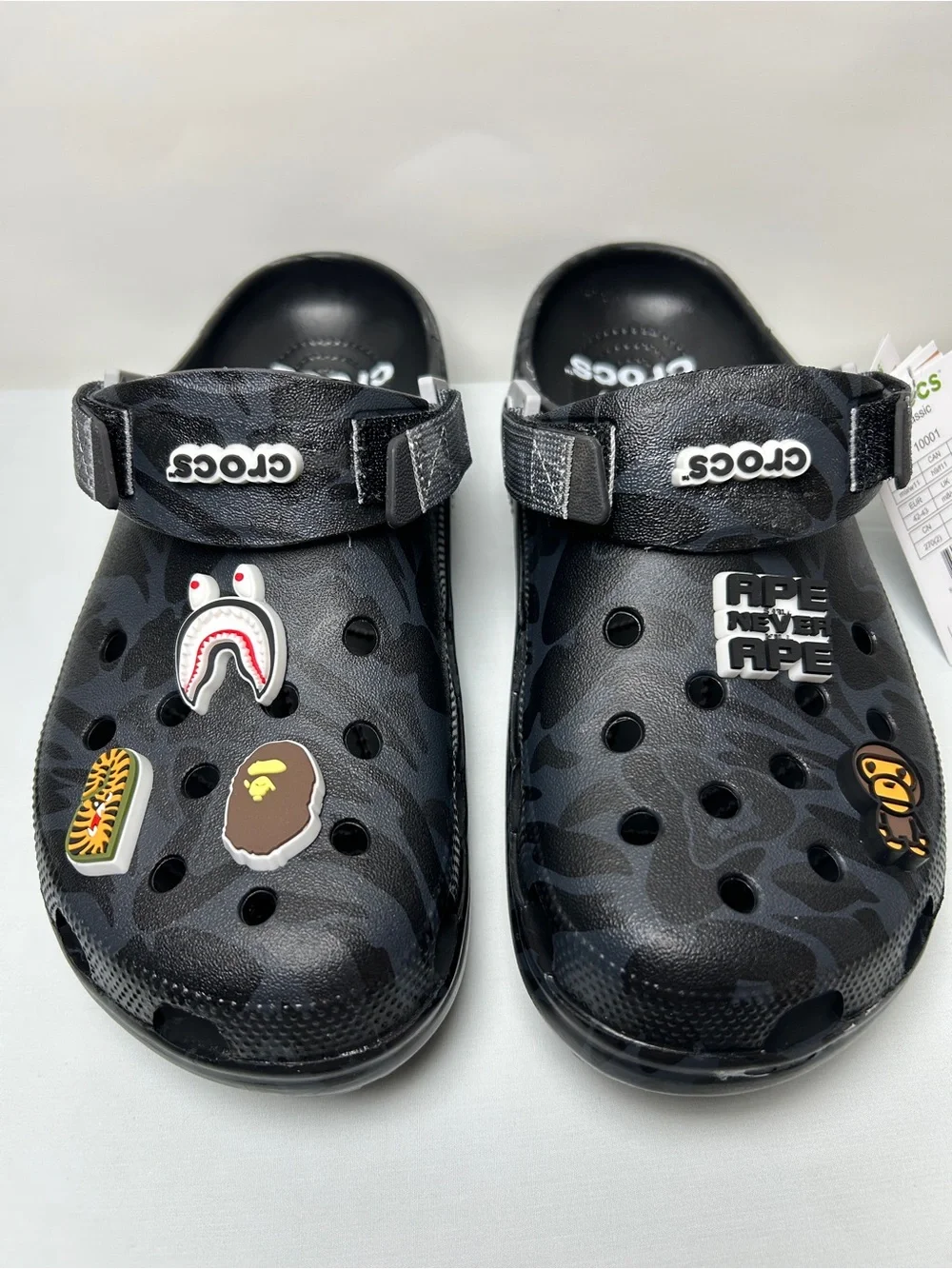 Bape X Crocs Black Camo Men’s Size US 9